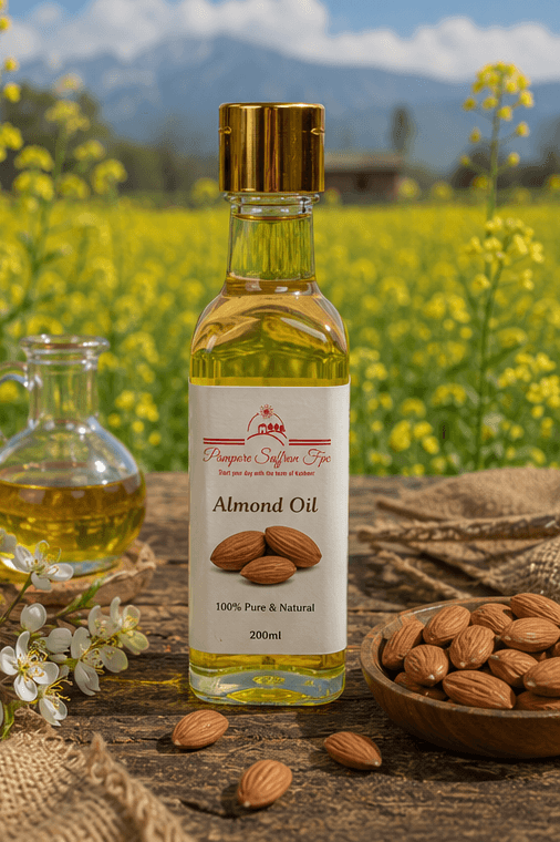 Pure Kashmiri Almond Oil — Cold-Pressed, 200ml — image 4
