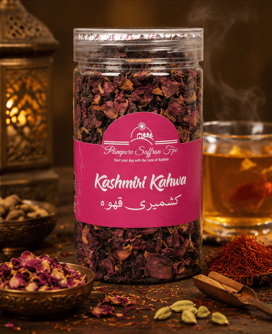Traditional Kashmiri Kehwa — Saffron Green Tea Blend — image 4