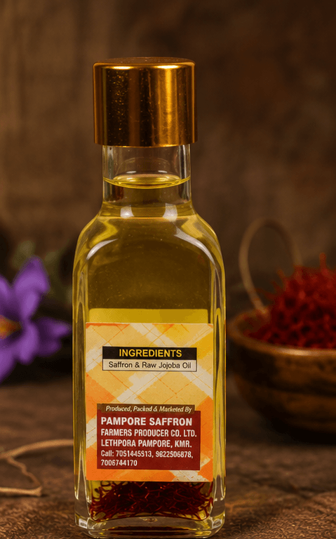 Kashmiri Saffron-Infused Oil — 150ml — image 2