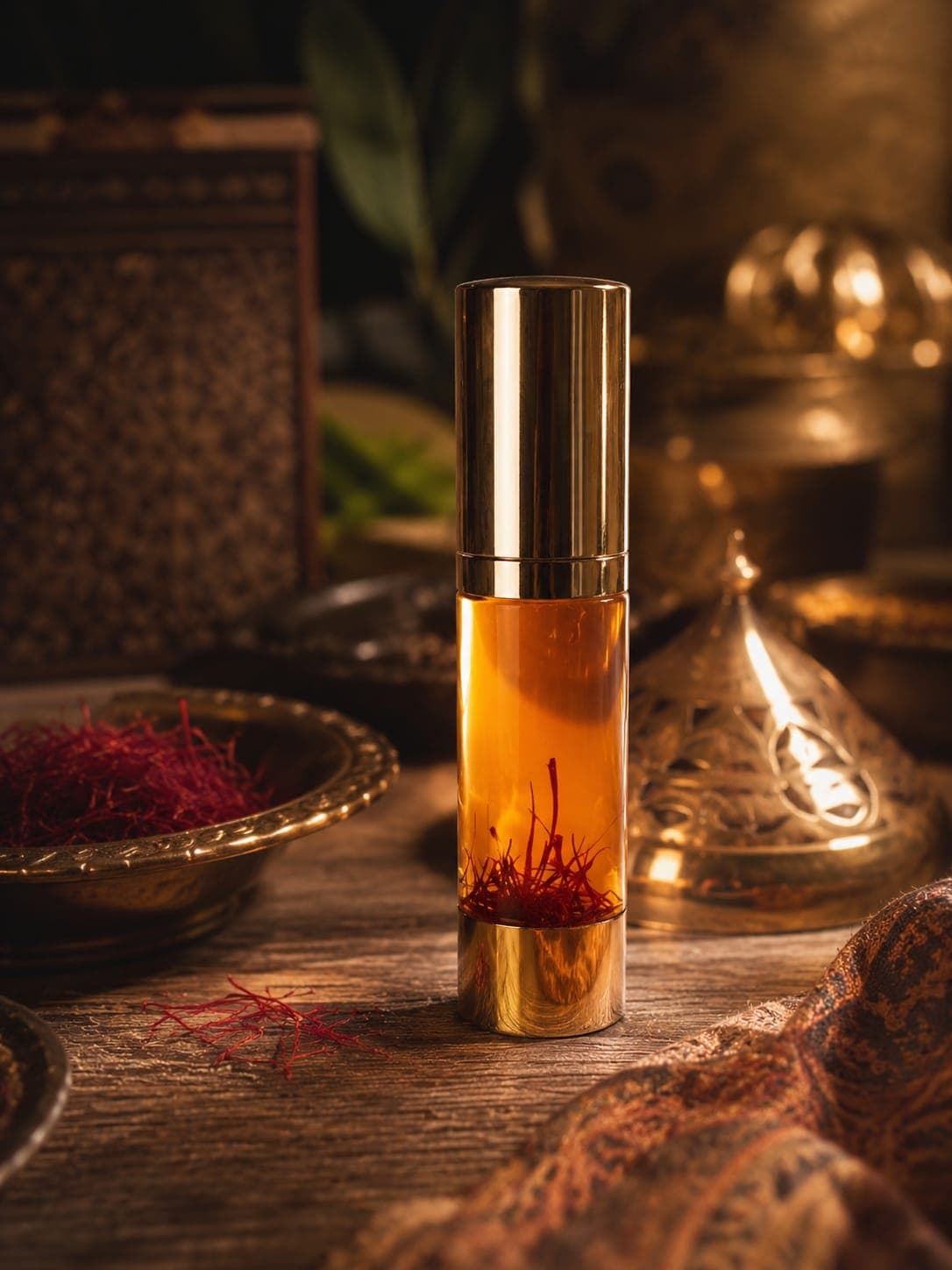 Kashmiri Saffron-Infused Oil — photograph 6 of 9