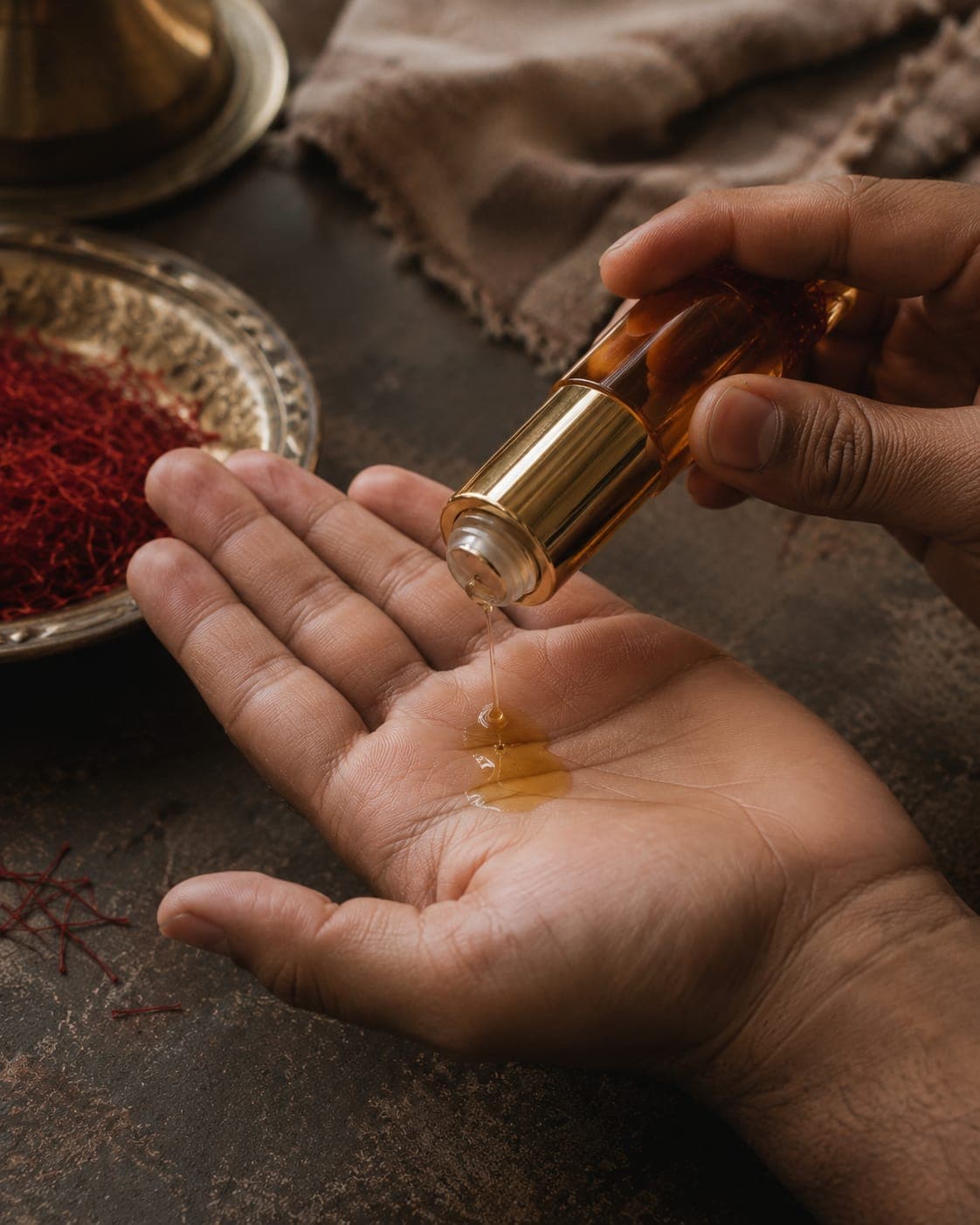 Kashmiri Saffron-Infused Oil — photograph 7 of 9